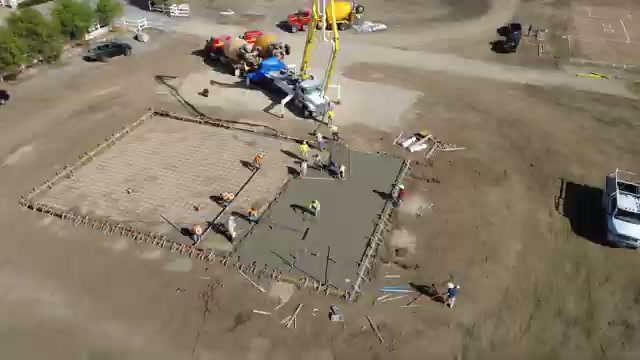 PSU Concrete - 4,400 Sqft Garage Foundation
