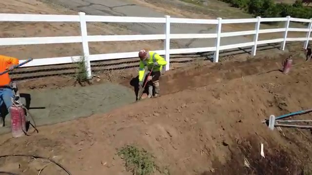 PSU Concrete - V-Ditch Installation
